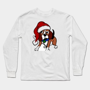 Cute Beagle Drawing Long Sleeve T-Shirt